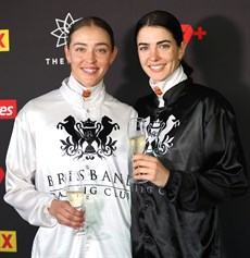 With friend and rival and fellow premiership winner Angela Jones
