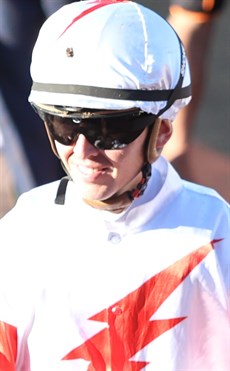 Ben Thompson pictured after his win on Redzoust at Eagle Farm on Saturday