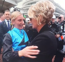 Jamie Melham and her mother (above and below). There have been many forks in the road that the family has had to bear, but it has ultimately led to this crowning glory