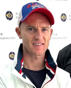 Zac Purton (above) and Nicole Purton (below) ... racing royalty in Hong Kong