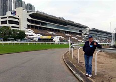I have to say again, it sure is an amazing sight just walking around the home turn into the Sha Tin straight with that amazing grandstand