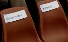 Some of those invited did not attend the meeting. The empty chairs reserved for the Premier and the Racing Minister

Photos: Graham Potter