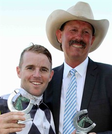 Tommy Berry pictured with Greg Bennett after Clearly Innocent's win last week. I think Tommy and the war horse Criterion (1) can serve it up to the in-form Preferment in the Queen Elixabeth Stakes.