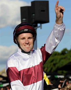 Tommy Berry ...
He looks the part in the Jockey's Challenge