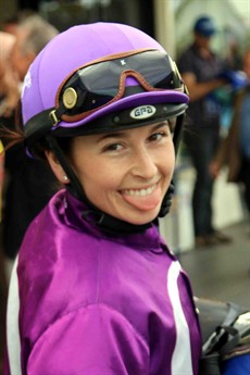 The talented and always smiling Lani Fancourt makes her comeback on Friday night at the Sunshine Coast meeting before backing up on Saturday at Eagle Farm.

Lani had a bad fall at the 2015 New Years Eve meeting at Toowoomba and has fought back through some adversity and setbacks to get back in the saddle.

I cannot wait to snap that cheeky smile and the poking out of the tongue when I see her next – welcome back Lani and good luck!