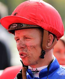 Not happy Jan! 

Kerrin McEvoy pictured after the first race