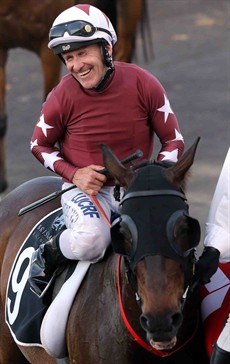 'These jockeys who are successful with unusual styles are seldom copied because they do have a special talent. 

'It is to Jeff Lloyd’s great credit that he can be called a very successful racehorse rider without any fear of contradiction.

He is a true professional.' - John Schreck

Photo: Graham Potter