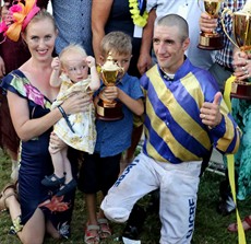 And, as on the day itself, last but not least, a couple of photos of the winning team from the 2017 Darwin Cup, won in such commanding fashion by Royal Request ... with jockey Jarrod Todd and trainer Neil Dyer in celebration mode   

All Racing Photos: Darren Winningham