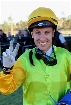 Apprentice Adam Spinks rode the feature race winner at Kilcoy last Saturday and then followed it up by winning the last race on the program. Well done mate!