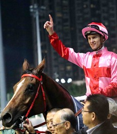 Zac Purton took out the first leg of the International Jockey's Championship aboard Our Hero