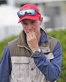Ethan Ensby - nervous about Latino Lover's chances today (see race 1)