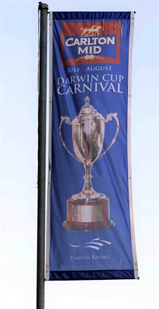 Darwin Cup Flags I am sure you don't put them up Cambo!
