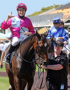 One month after landing her fourth successive win at Doomben on August 15, Baccarat Baby put her unbeaten record on the line and, despite racing green in the run home, she came through this latest test with flying colours.