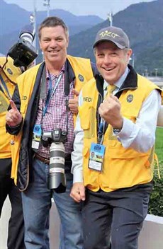 … but I got through it all with a smile helped by the company of my fellow Australian photographers. (I'm pictured here with Grant Guy)