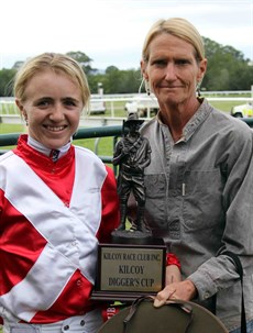 Wendy Bannerot
Wendy (on right of photo) is a frequent visitor and winner at Kilcoy. She has two great chances in Race 2 - Ice Patch and Race 3 - Harry's Star. Can she win a double on Digger's Day 2019?