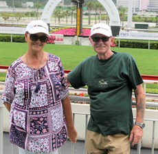 Gwen said … “I would love to live here – it is my dream”. Jim chimed in with “If we lived here WINNO I would just want to be one of them workers holding the tape behind the barriers prior to the commencement of each race.”
