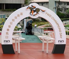 The scene of it all … Champions Day at Sha tin