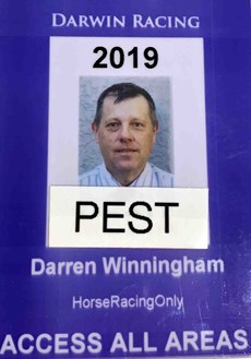 I would like to acknowledge and thank the larrikin who made some alterations to my Carnival ID accreditation badge. I assume it must have been done by a Queenslander as they would not have had the intelligence to spell anything more than four letters! For the record I will keep it and wear it with pride!