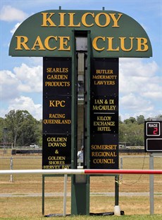 The Kilcoy Turf Club where Con is President. He is very passionate about Country Racing