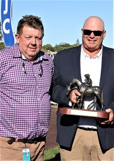 I like a runner I saw win over the 2019 Grafton Carnival. Trained in NSW by Brett Cavanough (pictured above left) – Eiger (8) is his name. He needs a strong rider as he can be a difficult to ride. Jake Bayliss is in the saddle and I think he will make sure his mount keeps his mind on the job. (see race 7)