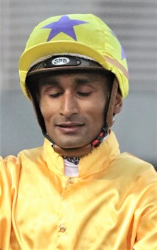 City Legend (13) will be ridden by Karis Teetan. (Pictured above). He remains down in the weights and is still looking for his first win in Hong Kong – I think the wide barrier will assist him and there is some good speed in the race that should permit him to get home strong out wide. (see race 1)