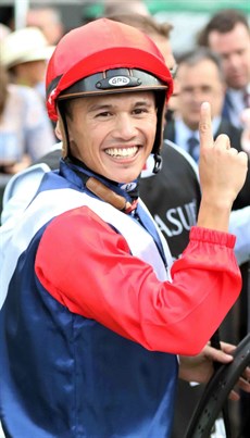 Matthew McGillivray … pictured on the day he became a Group 1 winning rider