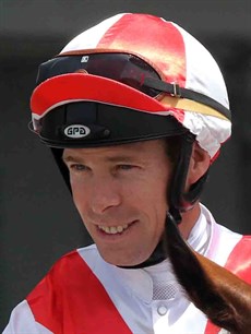 Robert Heathcote has Stuttering (5) going around here. He has been scratched twice recently from some wet tracks. He goes well on top of the ground and will be ridden by Ronnie Stewart (pictured above). I just have one slight reservation as he has not posted a win at this track.(see race 3)