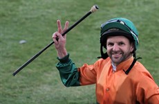 Larry Cassidy ... two perfect rides to complete a double for the Brian Wakefield stable