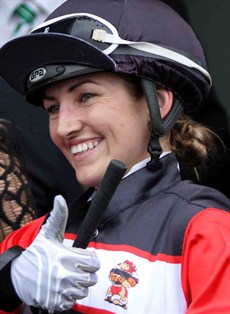 Stoked (8) won here last start in nice fashion a fortnight ago. Tegan Harrison (pictured above)  is aboard this weekend for local trainer Michael Costa – some decent odds on offer as well here at $11 – so great value each way for mine. (see race 2)