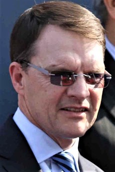 One knows that the Cups are just around the corner with the Internationals arriving tonight, 29 of them all up, and it is a powerful contingent with Aidan O'Brien (pictured above) and son Joseph well represented