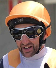I like the Munce Racing runner Kavak (1) to prevail here with Larry Cassidy (pictured above) to ride. I thought that third up the weight stopped him, but back to the set weights this weekend I expect he will be in the finish when the judge calls a halt to the race. (see race 5)