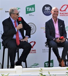 Both played a very welcome part in the official launch of the Queensland Winter Racing Carnival at Eagle Farm

Photos: Graham Potter