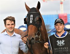 ... in what would be his last run for trainer Billy Healey (on left of photo) and his last run in Australia before being on-sold to Hong Kong

Photos: Graham Potter