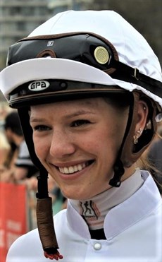 Stephanie Thornton ... she could get us off to a good start in race 1 ...and she is also my pick for the Jockey Challenge