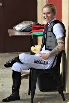 Tiffani Brooker ... ready to take in the $2 million Magic Millions Two-Year-Old Classic big race experience for the first time as a rider ... 