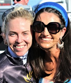 This is how big your smile gets when you win the $325 000 first prize in the Magic Millions Racing Women;s Bonus. Jockey Tiffani Brooker and first-time owner Bobbie Battershell share a very special moment