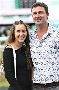 Jasmine Cornish at the Gold Coast track ... getting out and socialising  ...