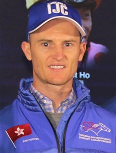 I think it will be a battle of the ZACS, both in the Godolphin colours – Zac Purton (pictured above) and Zac Lloyd (below).

It is difficult to split these two runners but I have gone with the Zac Purton ride, In Secret, to just get the job done, but Zac Lloy'd mount Cylinder is a real solid chance