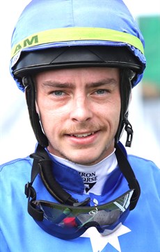 Robbie Dolan ... he rides Jimmysstar in the Brisbane Mile (see race 8) ... and a result there could help him win a hard fought Jockey Challenge
