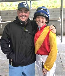 Adam Campton and Bailie Baker ... already a winning team