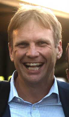 Bjorn Baker ... happy as ...