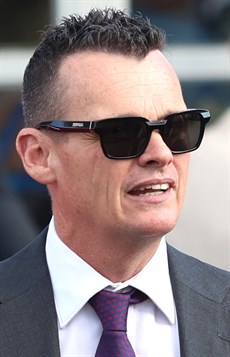 Joe Pride ... top trainer ... top chance with Accredited in the Listed Lough Neagh Stakes (see race 8)