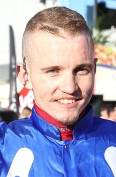 Justin Huxtable ... he rides Payline in the Magic Millions Falvelon (see race 8)
