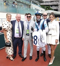 Jimmy Orman in the winners' enclosure at Sha Tin ... and the door has just been opened wider

Photo: Darren Winningham