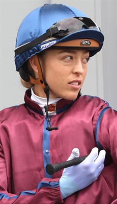 Emily Lang ... she rides Naifah, my pick in the Gai Waterhouse Classic