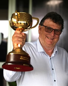 John Symons with the Melbourne Cup ... good times