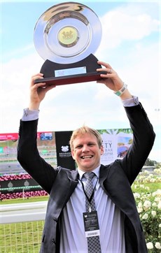 Bjorn Baker ... could he be lifting another feature race trophy after the Group 1 Queensland Oaks. His runner, Rennaissance Woman, is my tip for the main feature race on the Eagle Farm card