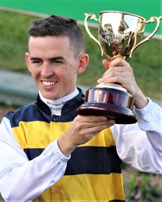 Ben Thompson with the Ipswich Cup