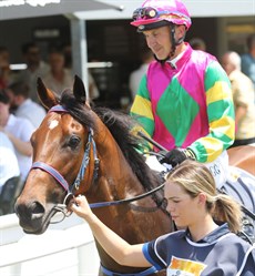 Jack Be Lucky pictured when coming out to contest Country Stampede Final at Eagle Farm last December