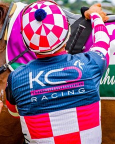 The KO Racing colours strike again
